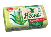 Мыло туалетное Весна "Алоэ и овсяное молочко", бумажная обертка, 90г 6089