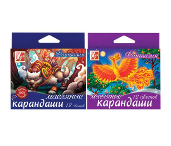 Карандаши воск. "Фантазия" 12цв 25С 1520-08  Луч