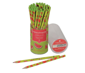Карандаш чгр HB Graphix Fresh &  fruity. Арбуз 21-0030/48 Bruno Visconti 50/300/1800