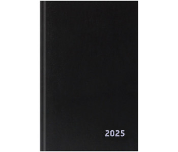 Ежедневник датир  2025г., А5, 168л., бумвинил, BG, черный ЕД5тБВ_59615