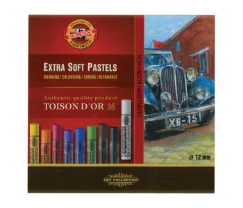Пастель худож. 36цв экстра мягкая (круглая) Toison D'or 8555