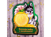 Магнит с блоком для записи "Богатства и процветания" 2252410