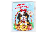 Блокнот-раскраска "Удачи в Новом году!", 12 страниц   2291519