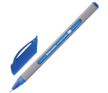 Ручка шарик. масл BRAUBERG Extra Glide Soft Grey, синяя, 0,7мм, 140581,142929