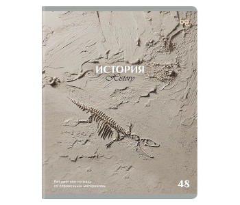 Тетрадь предм.  48л А5 кл. "Печать времени" - История, тиснение ТПск48_тв 62327 BG