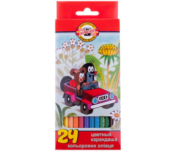 Карандаши цветн. 24шт карт. КРОТ 3654 Koh-I-Noor
