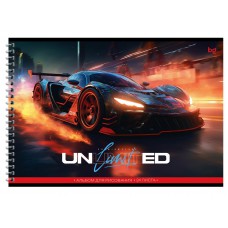 Альбом 24л., А4, гр"Unlimited", эконом АР4гр24 12838 BG