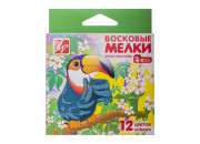 Карандаши воск. 12цв 6-гр. 12с865-08 Луч