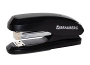 Степлер №24/6, 26/6 BRAUBERG "Extra", до 30 листов, черно-серый, 229086