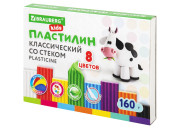 Пластилин  08цв., 160г, BRAUBERG KIDS 106501 Brauberg