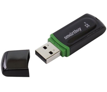 Флэш-диск Smart Buy "Paean"  32GB, USB 2.0 Flash Drive, черный SB32GBPN-K