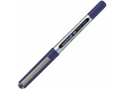 Ручка-роллер Uni-Ball Eye, СИНЯЯ, корпус серебро, узел 0,5мм, линия 0,3мм, UB-150 BLUE