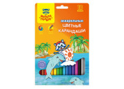 Карандаши цветн. 18шт аквар. "Енот в Карибском море"  CP_10764 Мульти-Пульти
