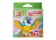 Карандаши воск. 24цв "Zoo" 12с 866-08 Луч