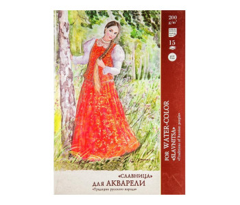 Папка для аквар. А2 15л Славница 200г/м П-6754 Лилия Папка для аквар. А2 15л Славница 200г/м П-6754 Лилия