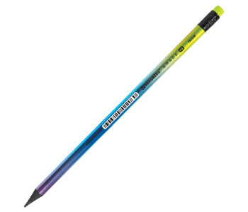 Карандаш чгр HB с ласт. "GRADE Metallic" трегр 182000 BRAUBERG