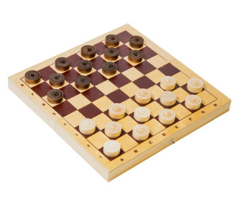 Игра настольная Шашки, Орловские шахматы, деревянные, с доской С-16/D-2