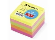 Блок клей. 51*51, мм 400л., 5 цветов, 122857 BRAUBERG