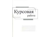 Папка д/курсовых работ 50л А4  с рамкой и замком 2067/ОТ-00000419 Образование