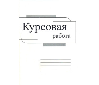 Папка д/курсовых работ 50л А4  с рамкой и замком 2067/ОТ-00000419 Образование