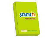 Блок клей. 76,2х50,8 100л неон зел.Stick'n 21163 Hopax