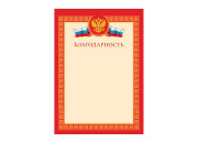 Благодарность А4, мелованный картон BBL_6511 Спейс
