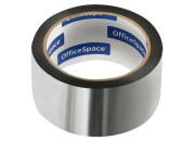 Скотч упак. 48мм*50м, метал.полипроп основа, ШК СЛм_55403 OfficeSpace