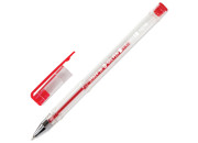 Ручка гелевая 0,5мм красная. STAFF Basic GP-789 142790