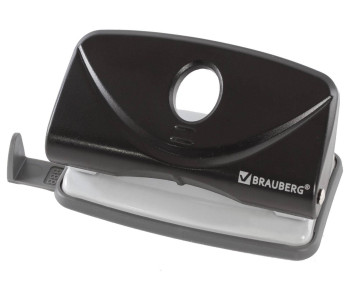 Дырокол 10 листов BRAUBERG "Original", черный, 222537