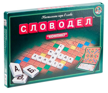 Игра настольная Десятое королевство "Словодел Компакт",15*15 см,  01357