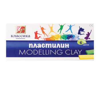 Пластилин  06цв Классика 120г 12с878-08 Луч