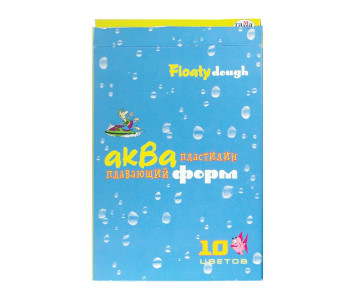 Пластилин  10цв плавающий Акваформ 283001 Гамма