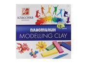 Пластилин  12цв 240гр Классика 7с331-08 Луч