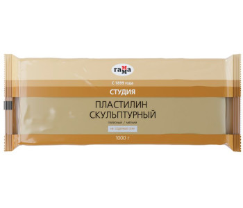 Пластилин  1кг Скульпт.телес."Студия" мягк. 2.80.Е100.002 Гамма