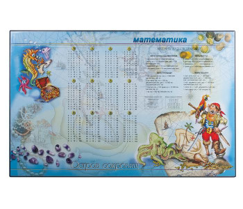 Настольное покрытие "Математика", 590х380мм 2129.МТ ДПС