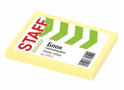 Блок клей. 76*102 100л желтый STAFF. 129353