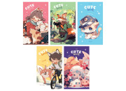 Блокнот 40л А7 скл. "Cute anime" Б7ск48 12764 BG