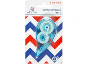 Коррект. лента 5х6 Attomex син.прозр.корп.фронтальный аппликат. 4062102  deVente