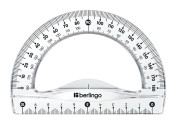 Транспортир 10см, 180° Berlingo "Spike", прозр PT_20010