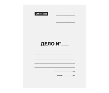 Папка - обложка "Дело" 380г/м2,  мелов  A-PD38М_350 / 158532 Спейс