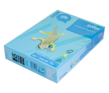 Бумага IQ "Color intensive" А4 160гр./м2 104%, 250л. (светло-синий) AB48