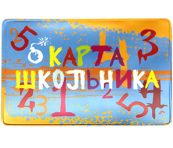 Обложка-карман для карт и пропусков ДПС "Школьник", 64*96мм, ПВХ 2802.ЯК.ШК