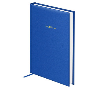 Ежедневник датир  2025г., А5, 176л. мяг.переп кожзам, BG "Vienna. Dark blue", темно-синий DdA5_61256