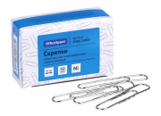 Скрепки канц 50 мм, 50 шт.никель гофр  CN50_34080 Спейс