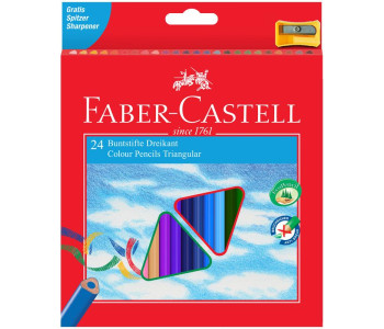 Карандаши цветн. 24шт  120524 Faber-Castell