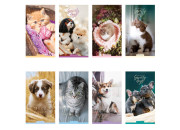 Блокнот А6 24л. на скрепке ArtSpace "Cute animals" Б6к24_46867