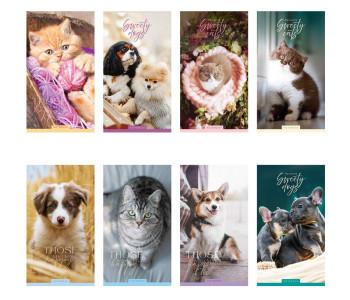Блокнот А6 24л. на скрепке ArtSpace "Cute animals" Б6к24_46867
