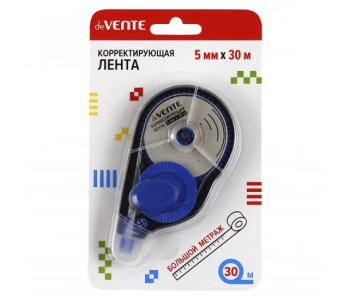 Коррект. лента 5х30 боковой аппликатор карт.блистер 4062202 deVente 12/288