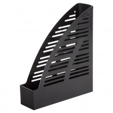 Лоток вертикальный BRAUBERG "Standard", 245х70х295 мм, черный, 237220