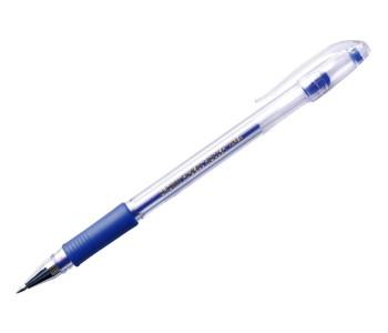 Ручка гелевая красная,.рез.грип. HJR-500R Crown